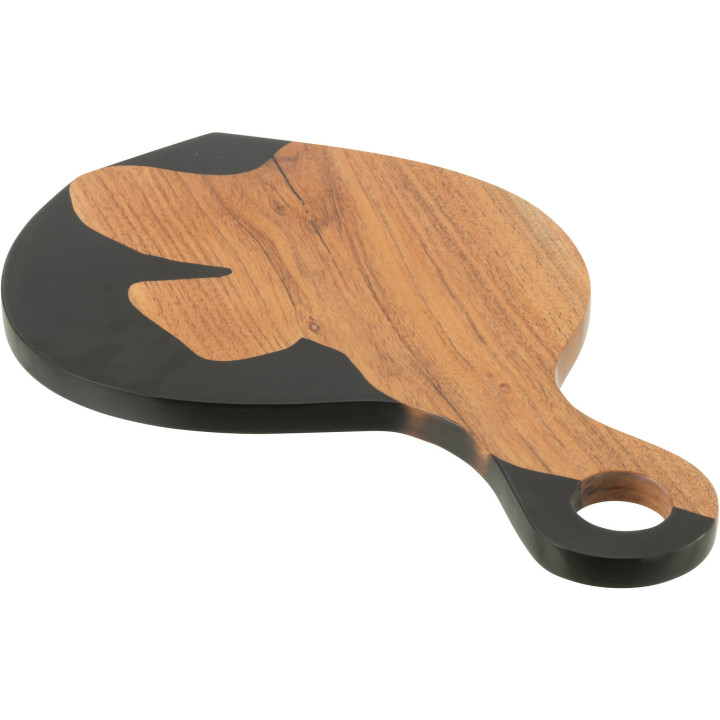 Tagliere acacia/resina nero