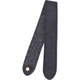 Belt magnetic curtain tie-back in faux leather