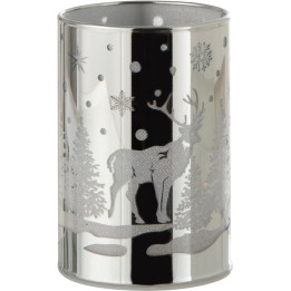 LED cylinder stag decoration