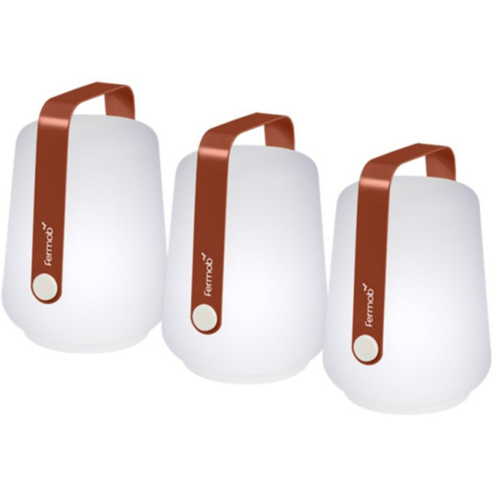 Set of 3 balad lamps 12 cm