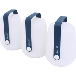 Set de 3 lampes balad 12 cm - Bleu acapulco