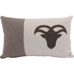 Coussin la clusaz - Marron/beige