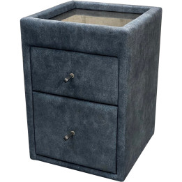 Omega bedside table with drawers