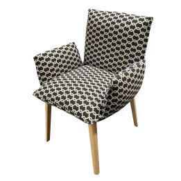 Sedia soft confort con braccioli