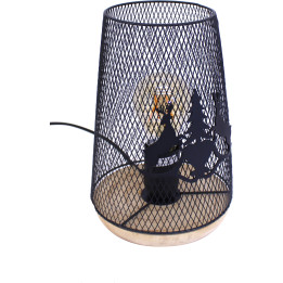 Heart deer fir tree mesh table lamp
