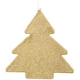 Hanging glass Christmas tree