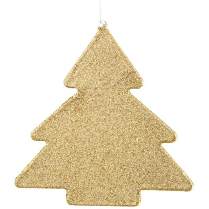 Hanging glass Christmas tree