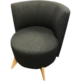 Bolero armchair wooden legs