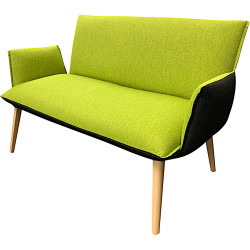 Soft Confort 2-seater bench - Hip hop lime / hip hop antrhacite