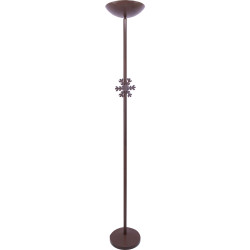 Lampada a stelo Halo marrone - Flocon