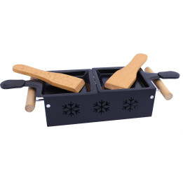Double mini raclette set