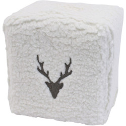 Boite mouchoirs effet mouton - Tête de cerf