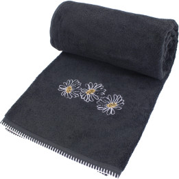 Daisy Embroidered Bath Sheet