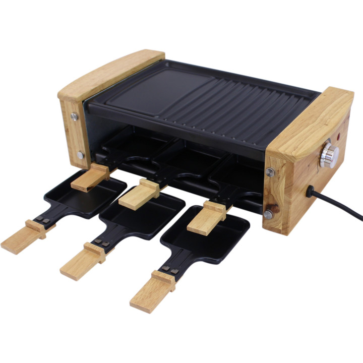 Apparecchio raclette 6 pers legno