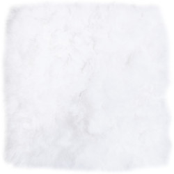 Icelandic sheepskin chair pad - White