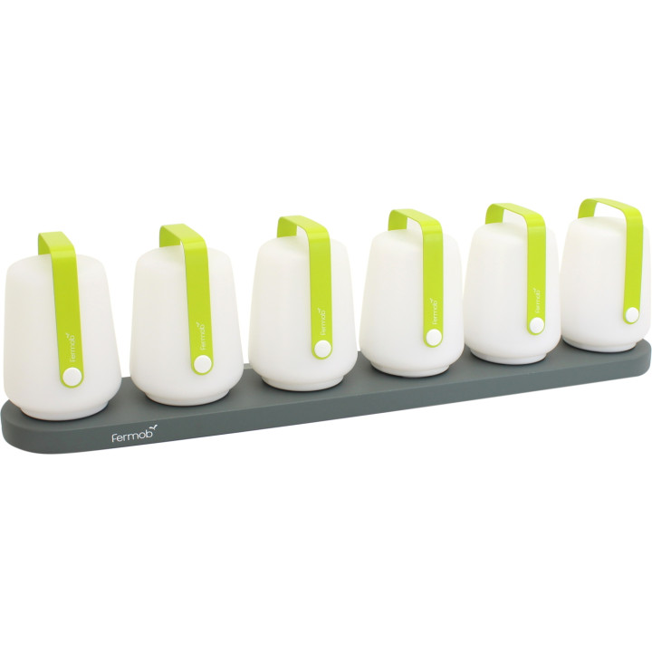 Set de 6 lampes balad 12 cm avec chargeur