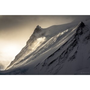 Départ d'avalanche en photo plexiglass