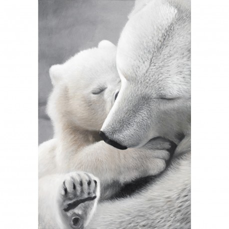 Tableau gros calin d'ours