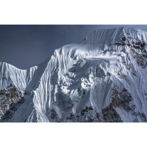 Drapé glacier en photo plexiglass