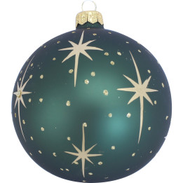 Large decoration ball with polka dots and stars