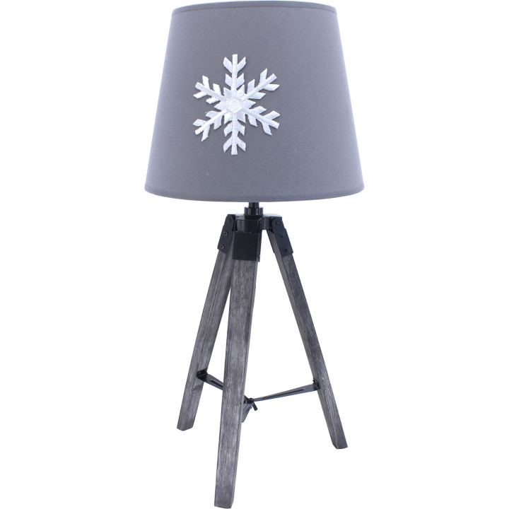 Lampada archi legno e metallo