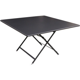 Caractère folding metal table Carre