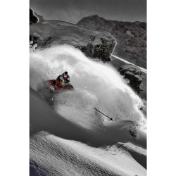 Couloir extrème en photo plexiglass - 40x60