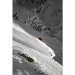 Skiing in Powder Snow in plexiglass photo