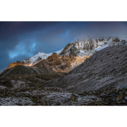 Illuminated Valleys in plexiglass photo