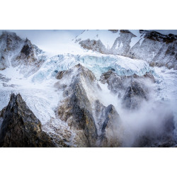 Verrou glaciaire en photo plexiglass - 60x40