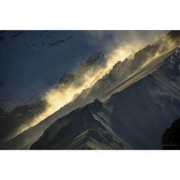 Sun and ice plexiglass photo