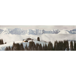 Quadro il ristorante d'alta quota - 60x20