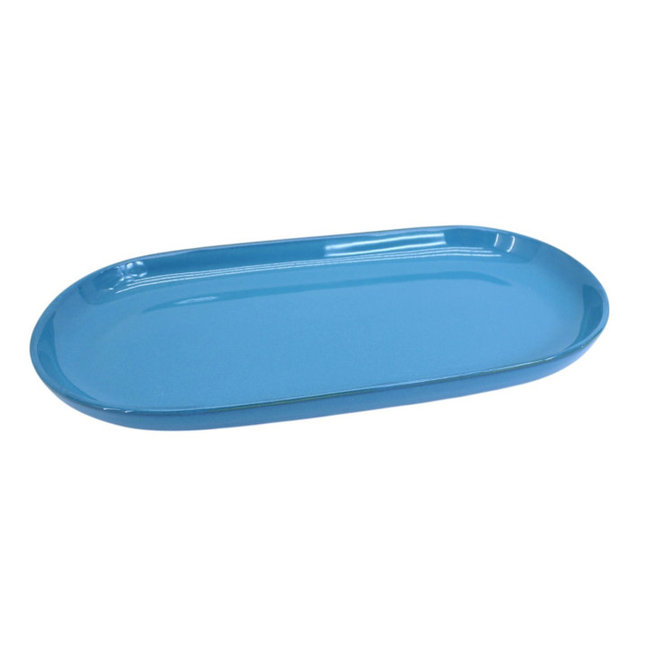 Plat a cake turquoise