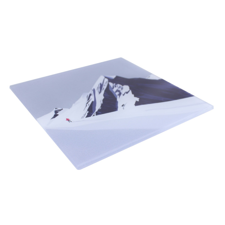 Dessous de plat verre ski de rando