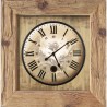Interrupteur décoré horloge bois