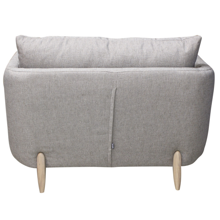 Grand fauteuil pieds bois nature jenny