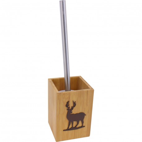 Brosse wc bambou naturel cerf