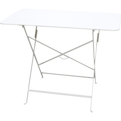 Table métal pliante Rectangulaire - White | 97x74x57