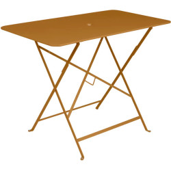 Table métal pliante Rectangulaire - Pain d'épices | 117x74x77
