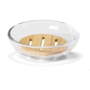 Porte savon verre/frene