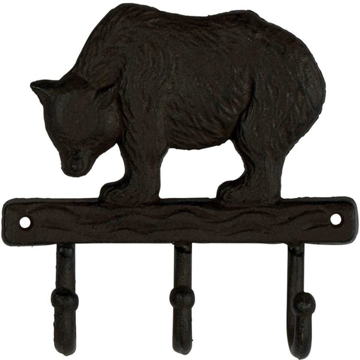 Patère ours 3 crochets