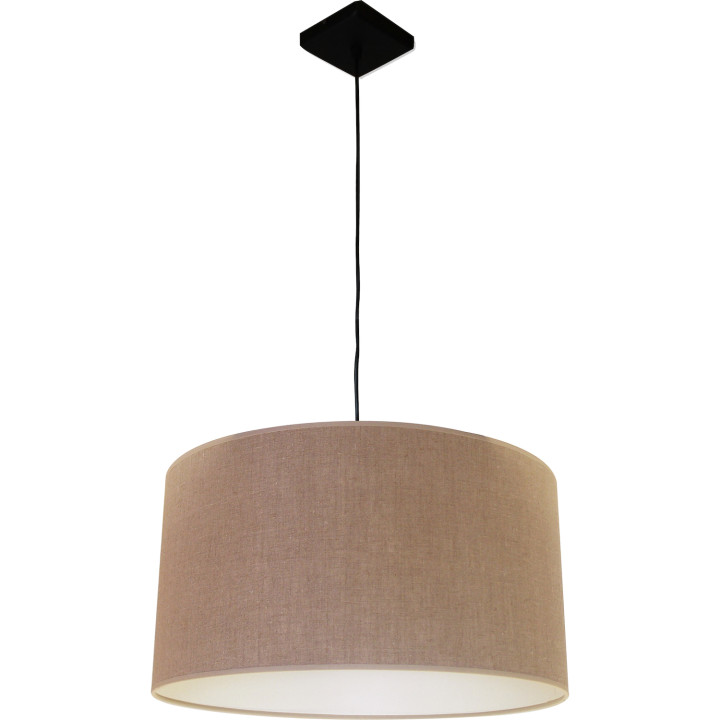 1-light pendant fabric shade