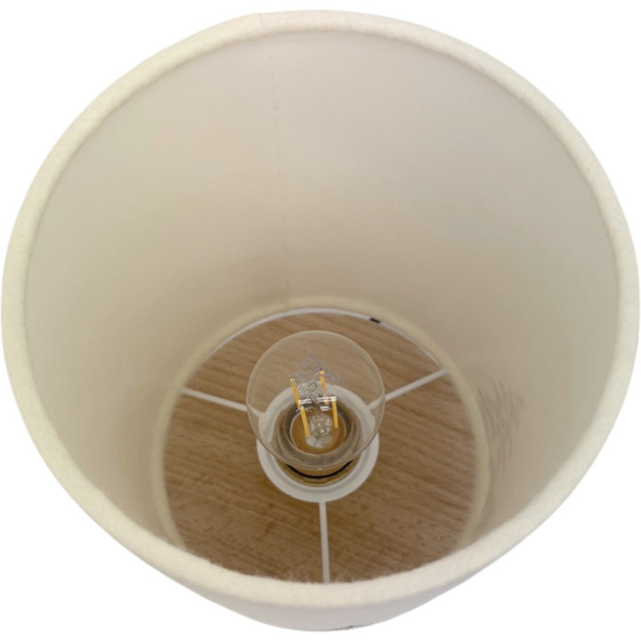 Lampe alpine avec abat-jour feutrine