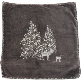 Housse de coussin polaire Trésor des forêts