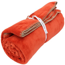 Throw Bien au chaud Bien au chaud - Orange bruni
