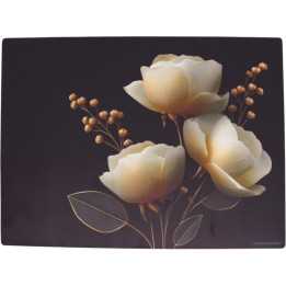Table set gold flower