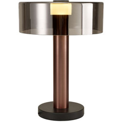Lampada a stelo gin grande - Rose/noir