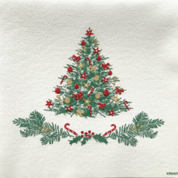 Decorative paper serviette - Sapin de noel | 40x40