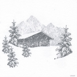 Decorative paper serviette - Refuge | 40x40