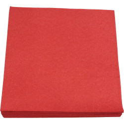 Decorative paper serviette - Red | 40x40